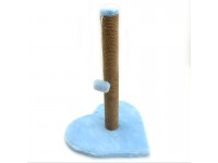 Кігтеточка Драпак для кішок Zoo-hunt на підставці Гламур блакитний 33х33 см джут 