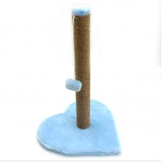 Кігтеточка Драпак для кішок Zoo-hunt на підставці Гламур блакитний 36х36 см джут 
