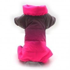 Комбінезон для собак Хамелеон Zoo-hunt світловідбивний рожевий міні 21х32+6 см