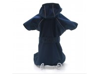 Дощовик для собак з капюшоном Zoo-hunt Сільвер синій міні 21х27 см