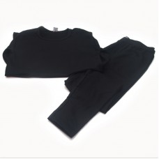 Комплект чоловічої термобілизни штани + кофта чорний XL