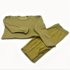 Комплект чоловічої термобілизни штани + кофта хакі M
