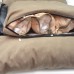 Автокрісло сумка-переноска лежак Zoo-hunt Бліц для котів та малих порід собак 50х60х42 см бежева 