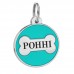 Емальований Адресник BronzeDog Кісточка для Собак Бірюзовий  M(946113) 