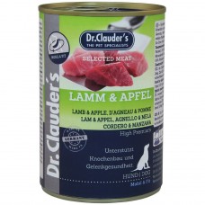 Вологий корм для собак Dr.Clauder’s Selected Meat Lamb & Apple 400 г 