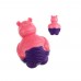 Іграшка Gigwi Suppa Puppa з Піщалкою для Маленьких Собак, Цуценят та Котів Гіпопотам 9 см 