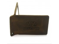 Обкладинка для водійських документів Hyundai Zoo-hunt шкіра Крейзі 1061 оливкова 