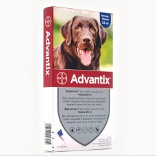 Краплі Bayer Advantix Адвантікс від бліх та кліщів для собак більше 25 кг 1 піпетка