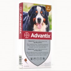 Краплі Bayer Advantix Адвантікс від бліх та кліщів для собак більше 40 кг 1 піпетка