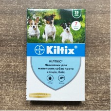 Нашийник Kiltix Bayer проти бліх та кліщів для маленьких собак 35 см 