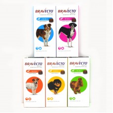 Жувальна таблетка Bravecto (Бравекто) від бліх і кліщів для собак 2-4,5 кг